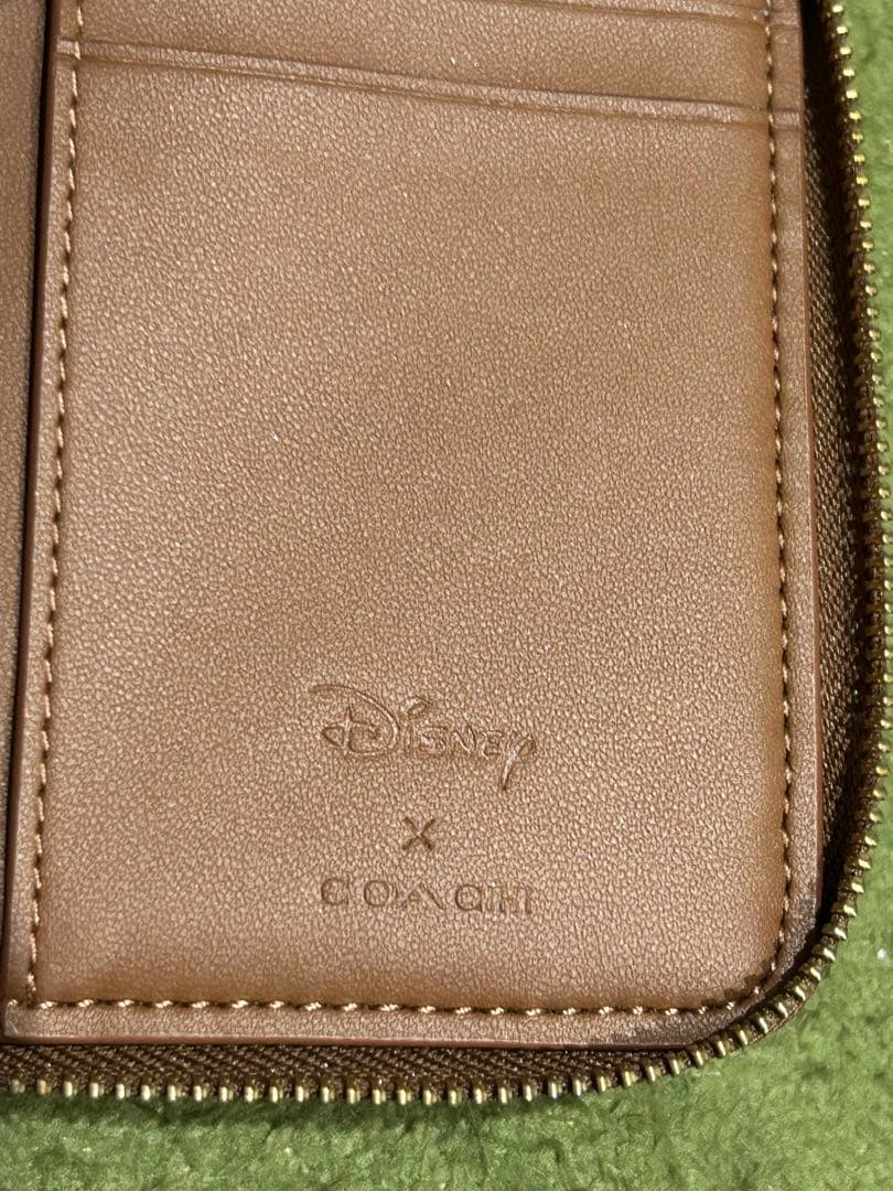 ⭐️最終価格⭐️【未使用】coach 二つ折り財布　ミッキーマウス　ディズニー