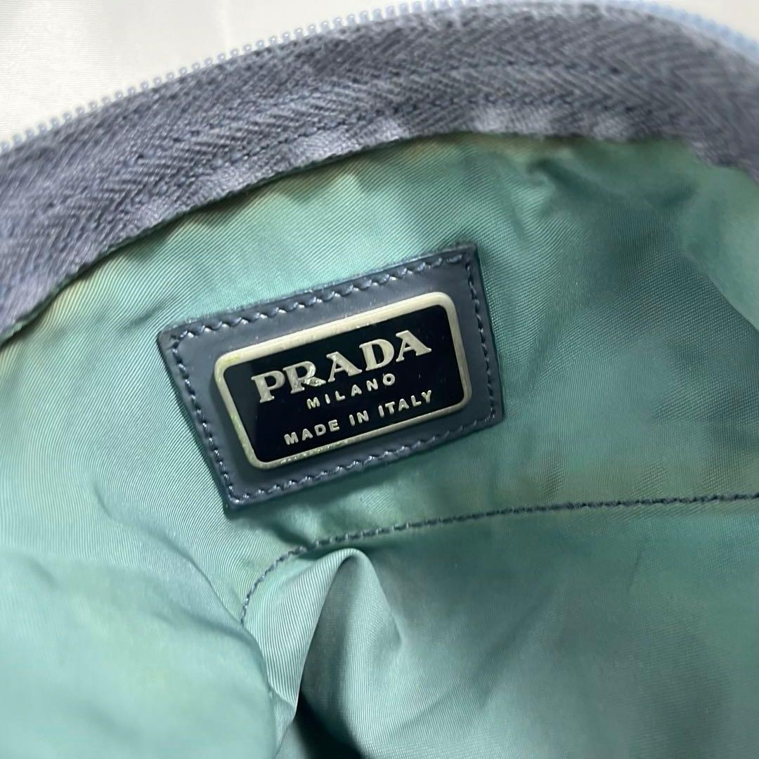 【希少カラー】PRADA プラダ　ナイロンボストンバッグ　2WAY 三角ロゴ