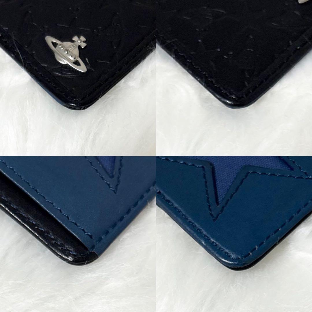 【美品】 付属品完備 Vivienne レザー カードケース パスケース 黒