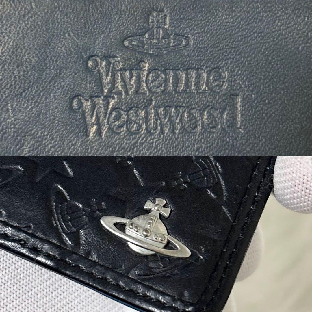 【美品】 付属品完備 Vivienne レザー カードケース パスケース 黒