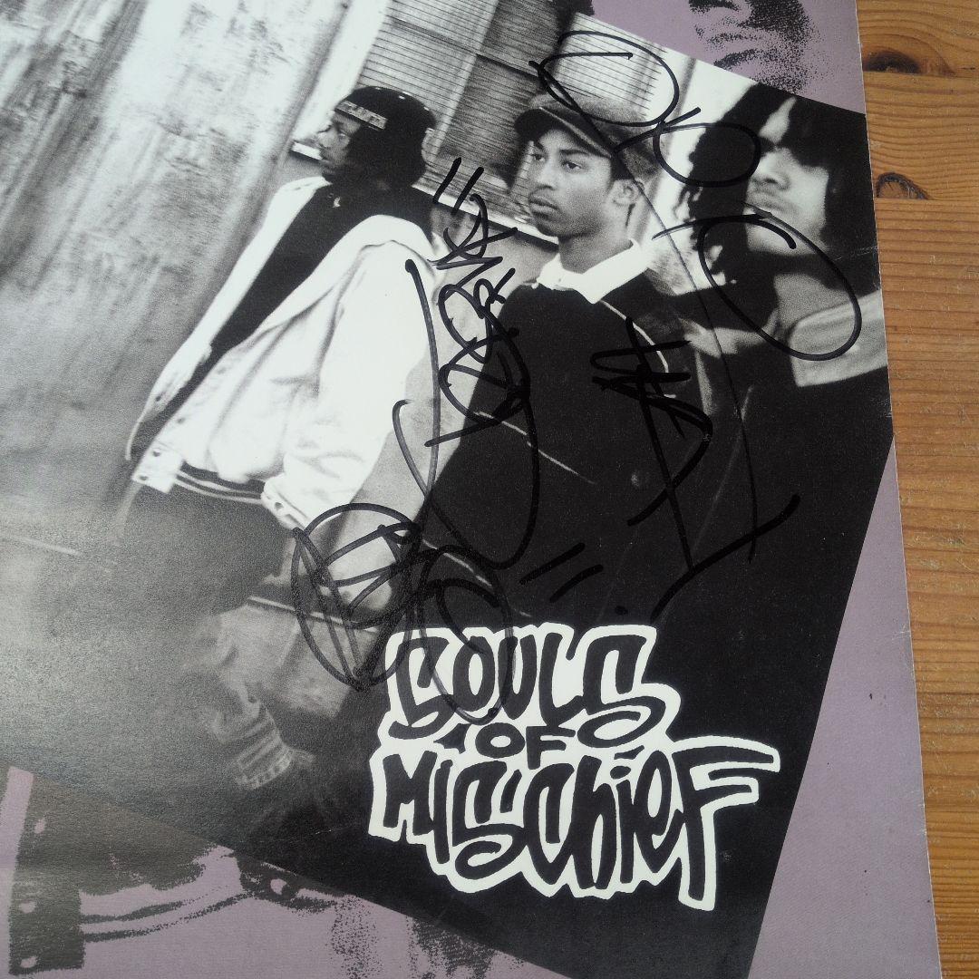 直筆サイン入 Souls of Mischief ポスター/CD/ 94年来日