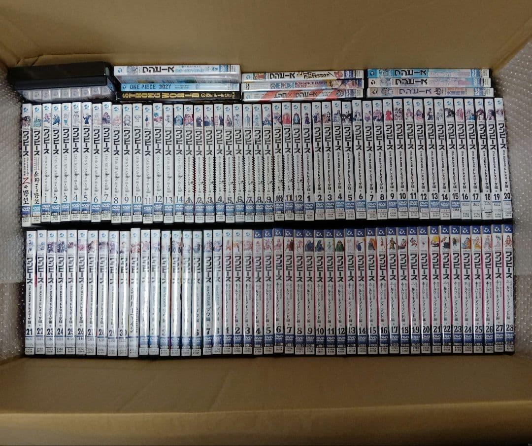 ワンピースアニメdvdまとめ売り（258本）