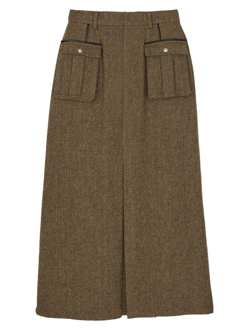 スカート UND TWEED WORK DETAIL SKIRT