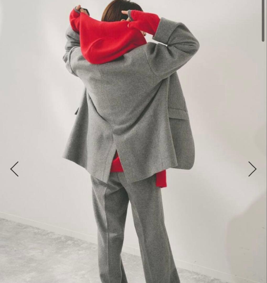 【最終値下げ】Spick&Span×樋口かほり　カシミヤ混フードマフラー