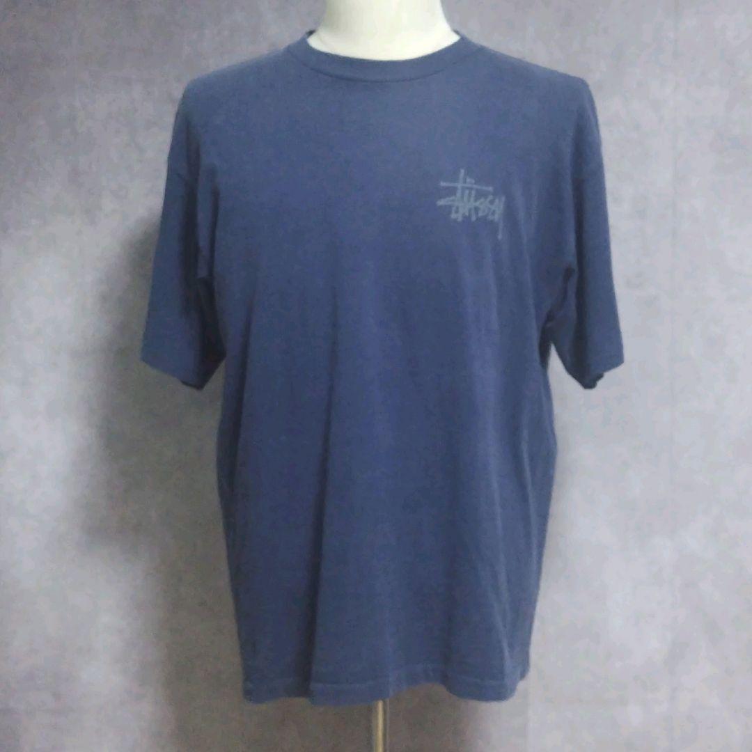 OLD STUSSY Tシャツ　90s　ドラゴン　龍　紺タグ　希少　XLサイズ