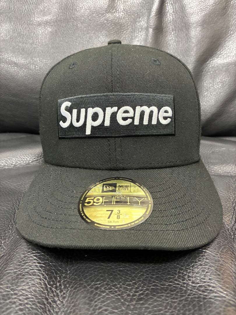 Supreme ニューエラ 黒 キャップ