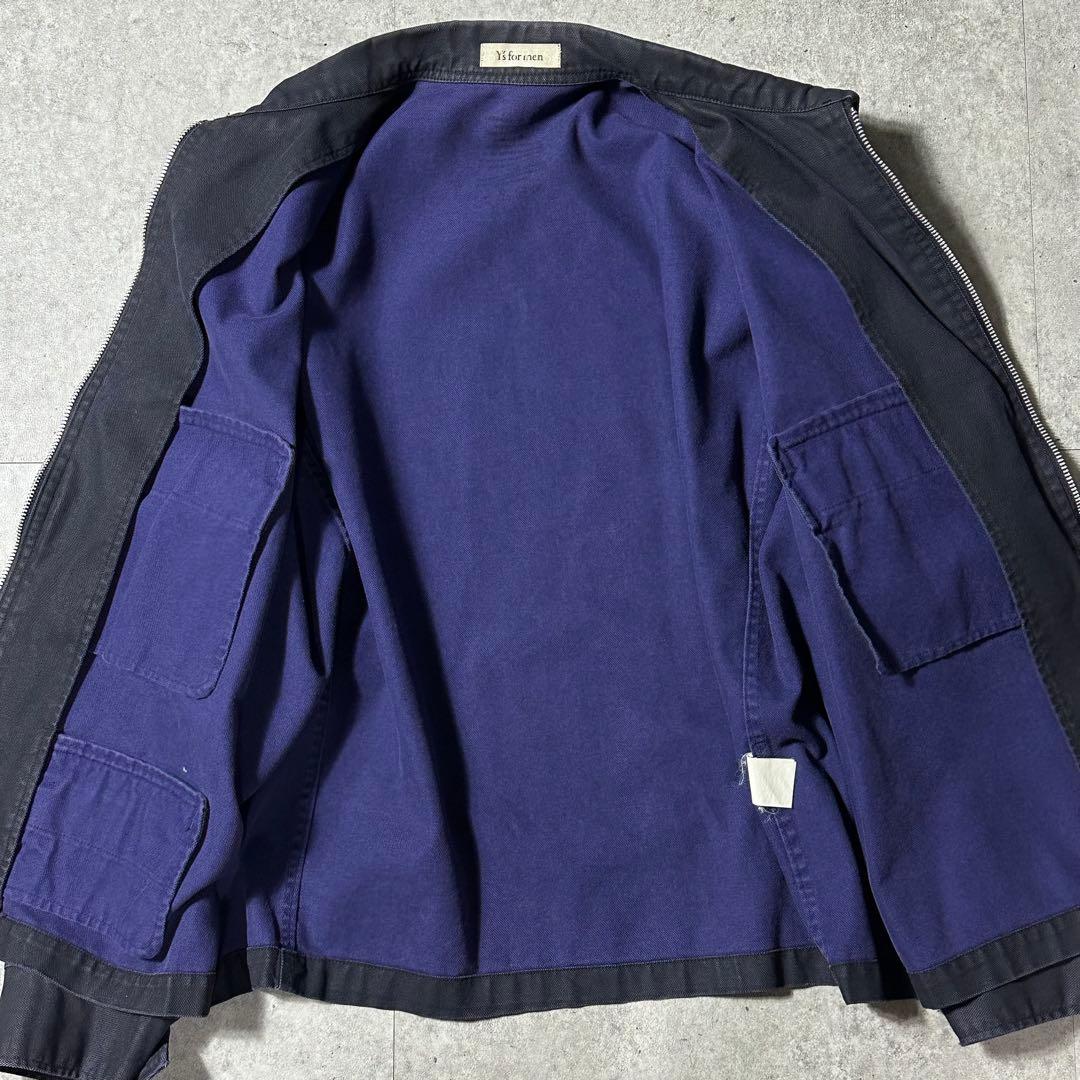 90s Y's for men L コットンブルゾン 黒系