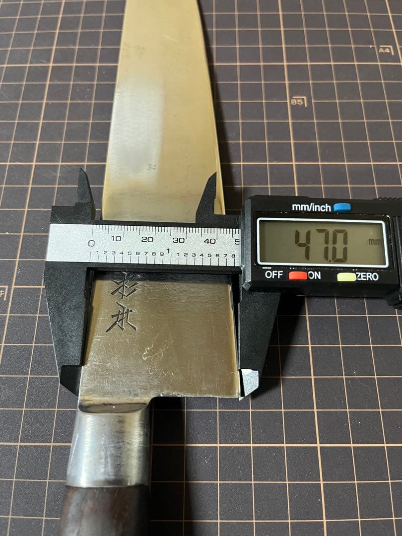 もっちゅりん　東京杉本 牛刀包丁 全鋼 刃渡り24cm 研ぎ済み 包丁