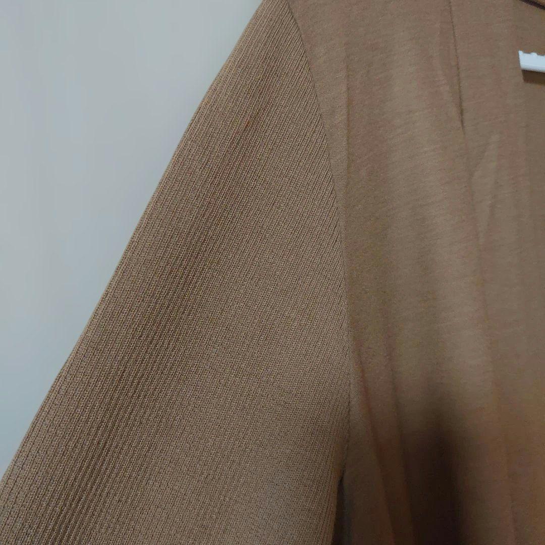 23区 ニットロングカーディガン 　ブラウン　LLサイズ　新品タグ付き