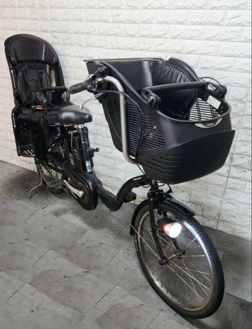 ✨美品✨大容量8Ah✨室内保管✨パナソニック ギュット　子供乗せ電動自転車