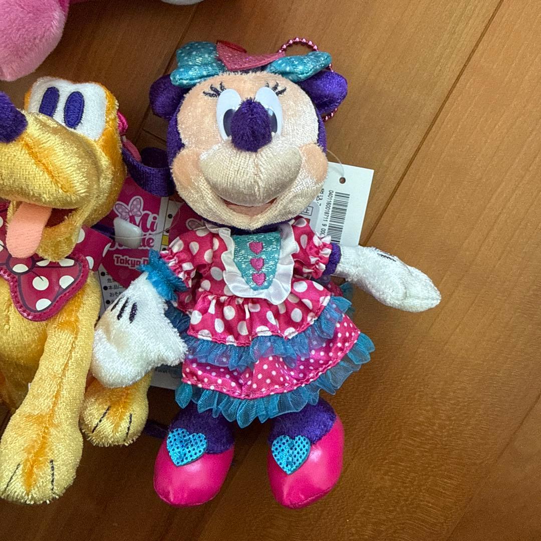 東京ディズニーランド パルパルーザ ミニー ぬいば ミッキー プルート チャーム