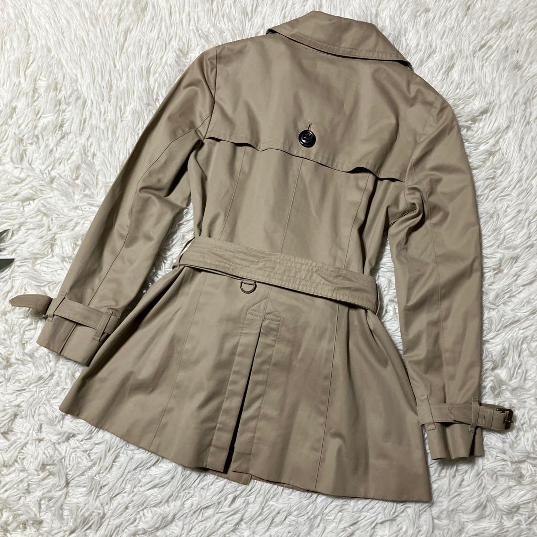 【BURBERRY】バーバリーブルーレーベル　トレンチコート　ベルト　36