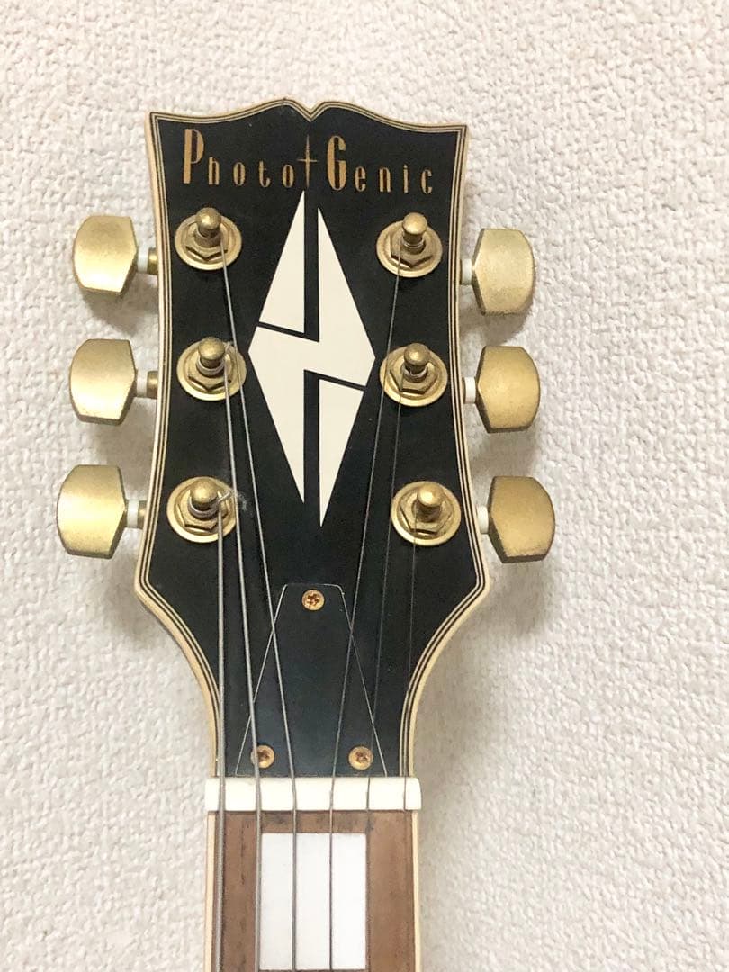 PhotoGenic LPカスタムタイプ　エレキギター　ブラック