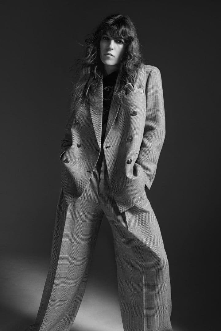 【新品タグ付き】ZARA ZW COLLECTION チェック柄ウール混ブレザー