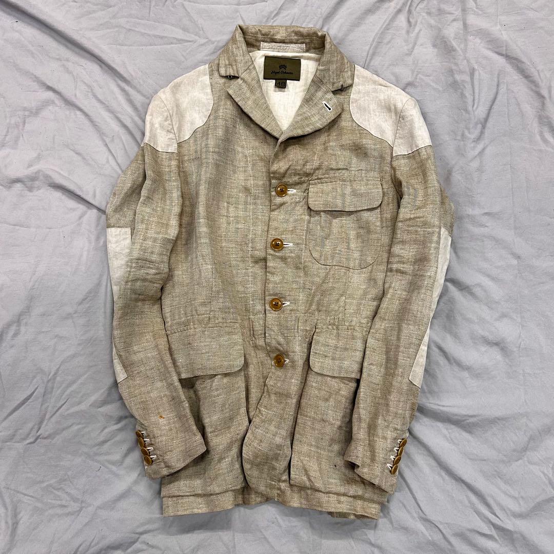 ナイジェルケーボン リネン テーラードジャケット