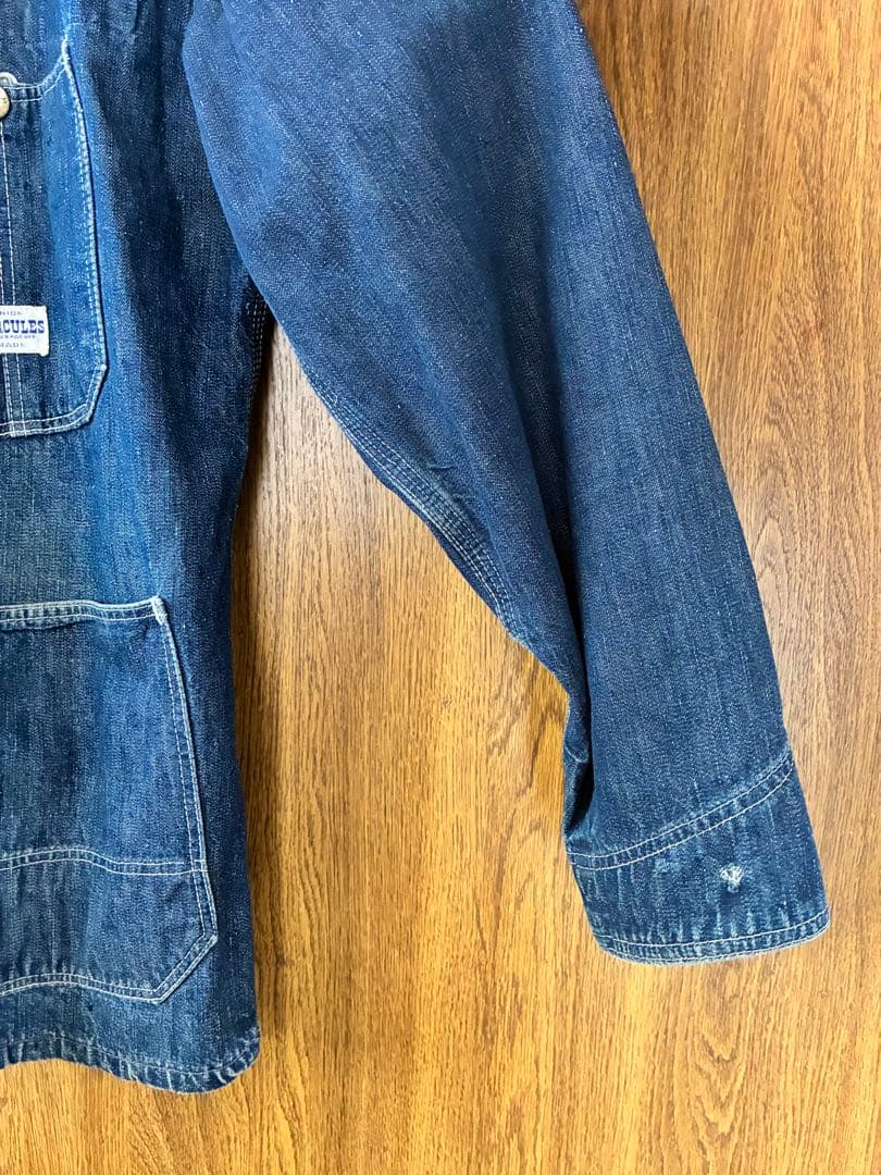 50s HERCLES ヘラクレス デニムカバーオール　極上　濃紺