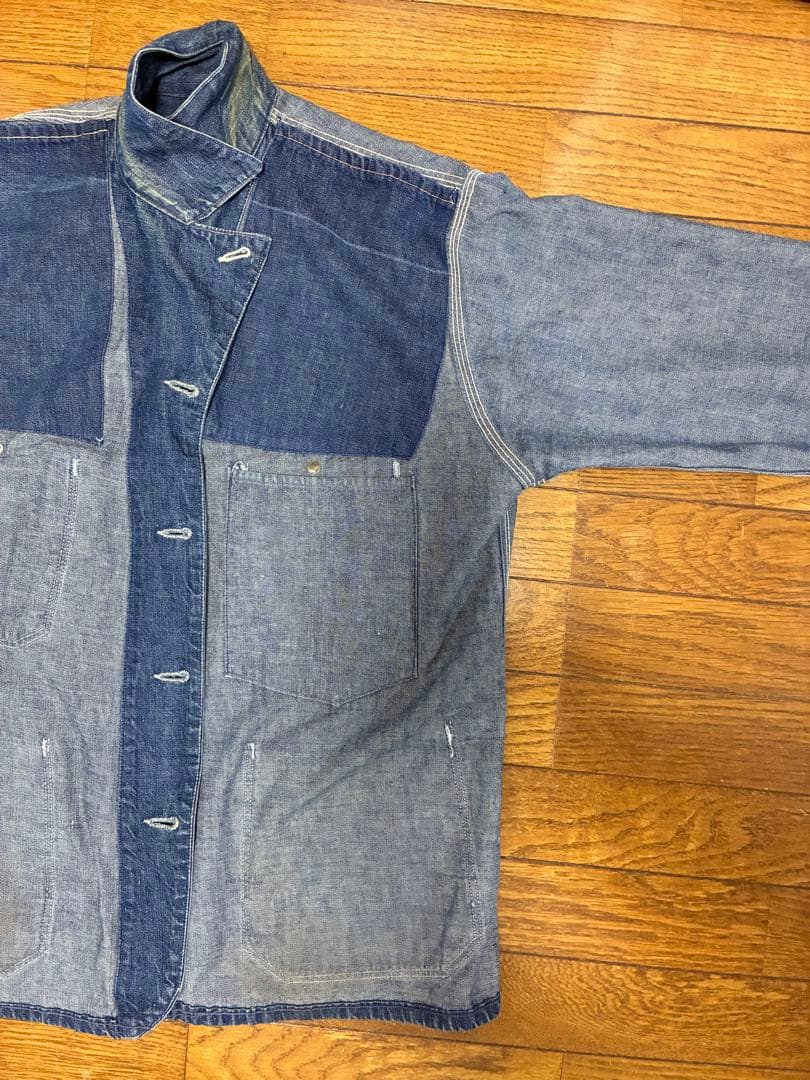 50s HERCLES ヘラクレス デニムカバーオール　極上　濃紺