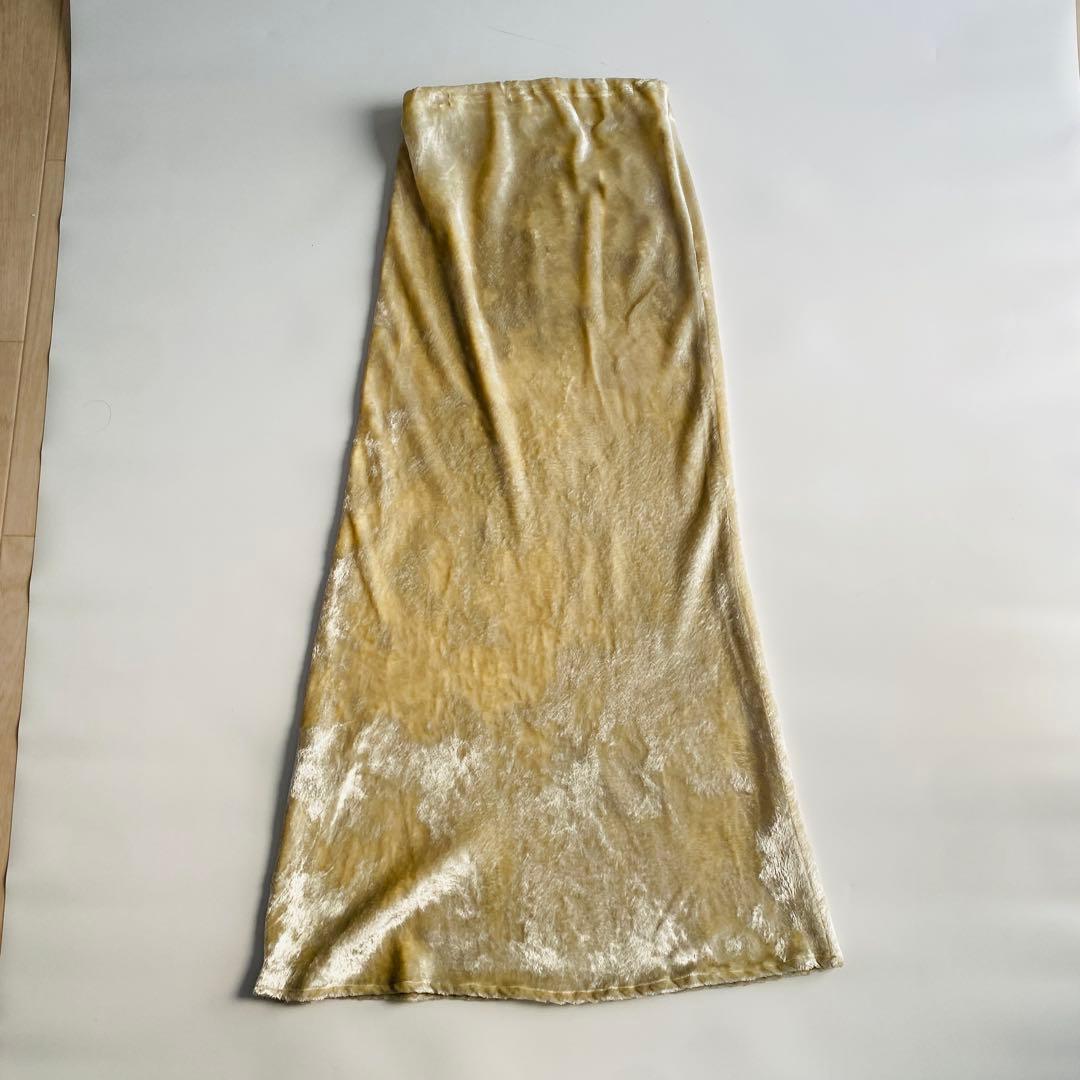 Naenof velvet long skirt ベルベットロングスカート