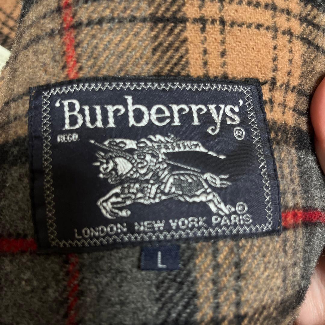 【美品】Burberrys バーバリー　イングランド製　ウール　ダッフルコート