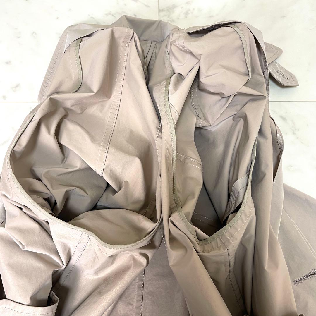 専用【美品】プラージュ 23SS Balmacaan コート 薄手 ベージュ36