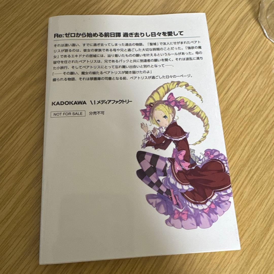 Re:ゼロから始める前日譚　過ぎ去りし日々を愛して リゼロ