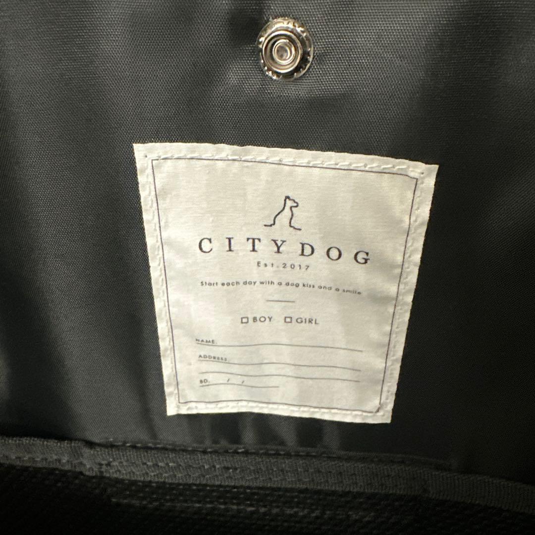 CITYDOG ネオプレーンバックパックキャリー ブラック リュック　Mサイズ