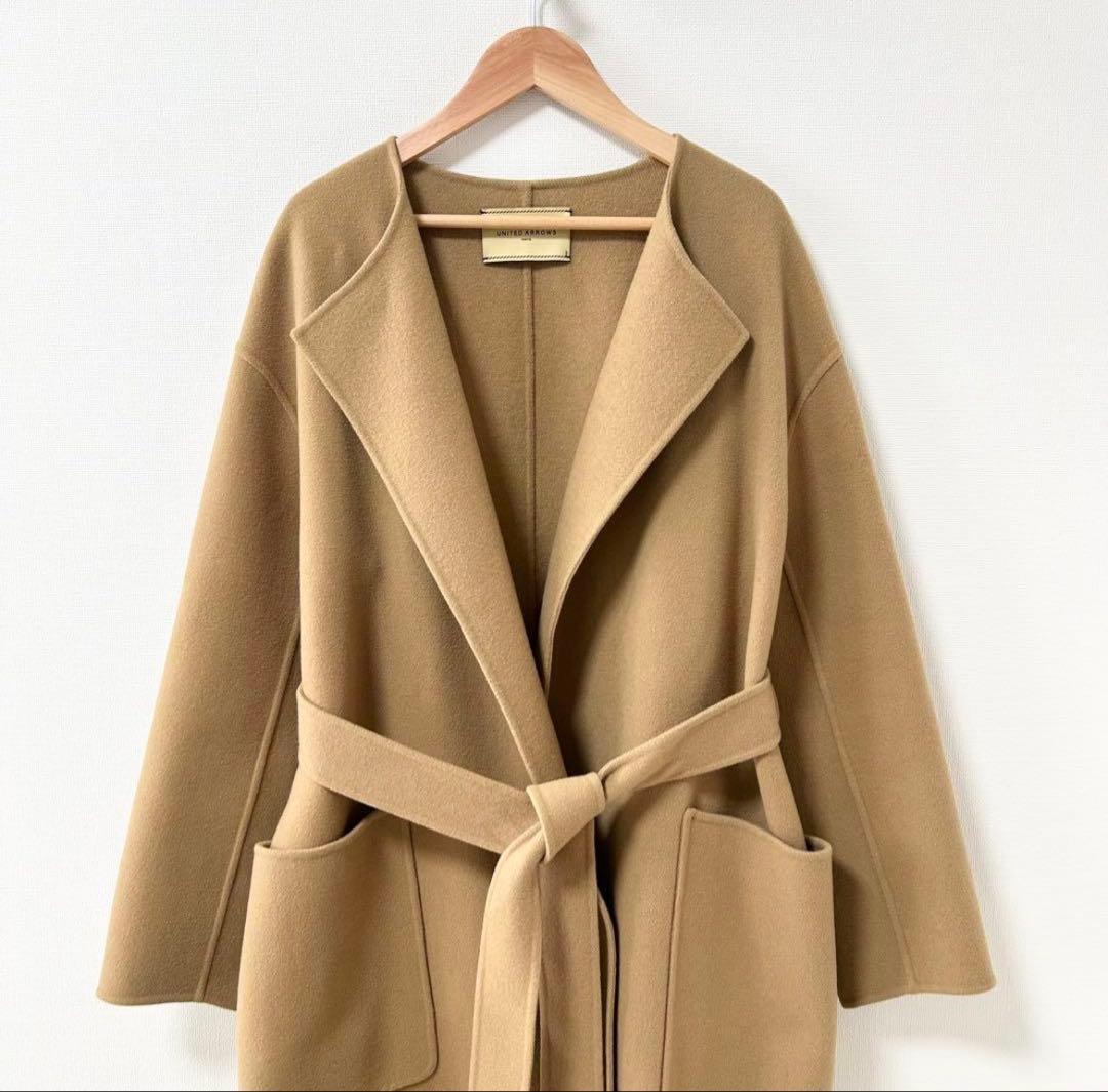 【専用】美品✨ユナイテッドアローズ　UGCB ダブルフェイスノーカラーコート