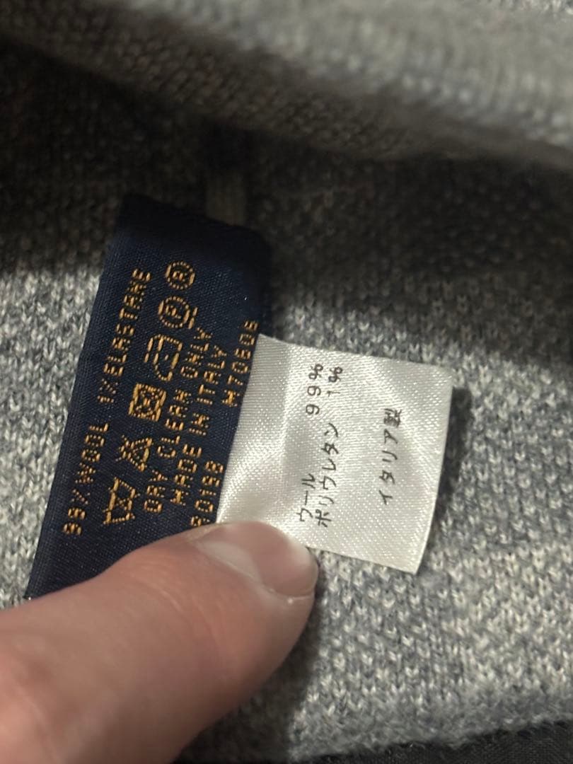 Louis Vuitton グレー チェック柄 ニット帽