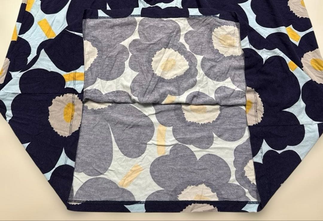 marimekko マリメッコ　ウニッコ柄　膝下　7分袖　シャツ　ワンピース　M