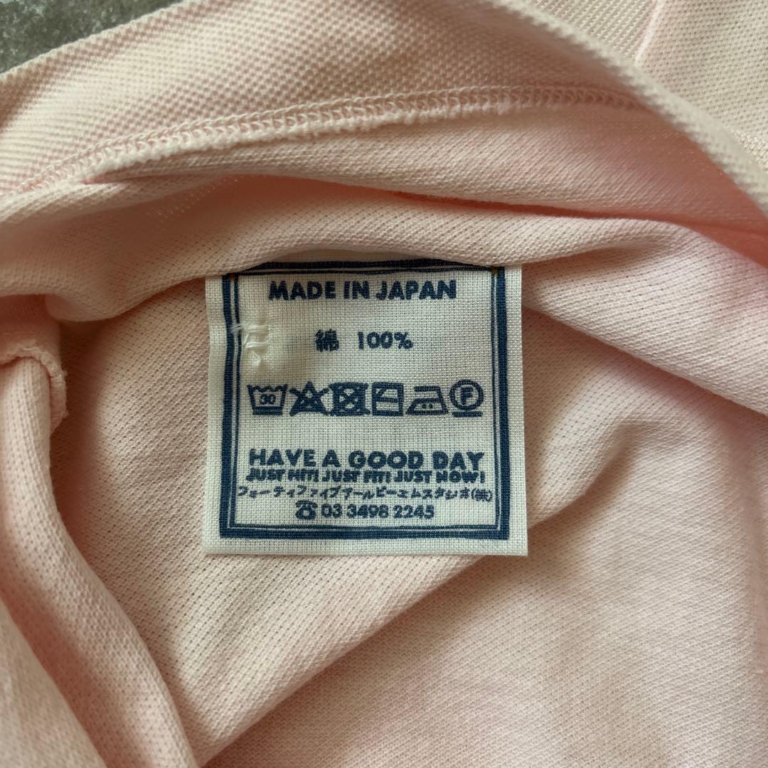 45R カノコのポロ　鹿の子ポロシャツ