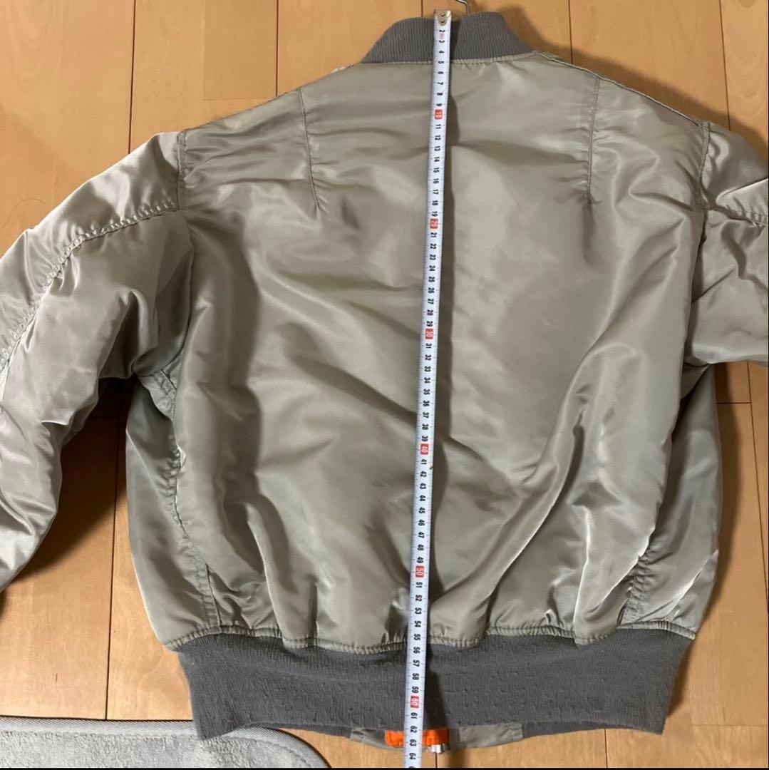 シルバー90s ALPHA USA製MA1