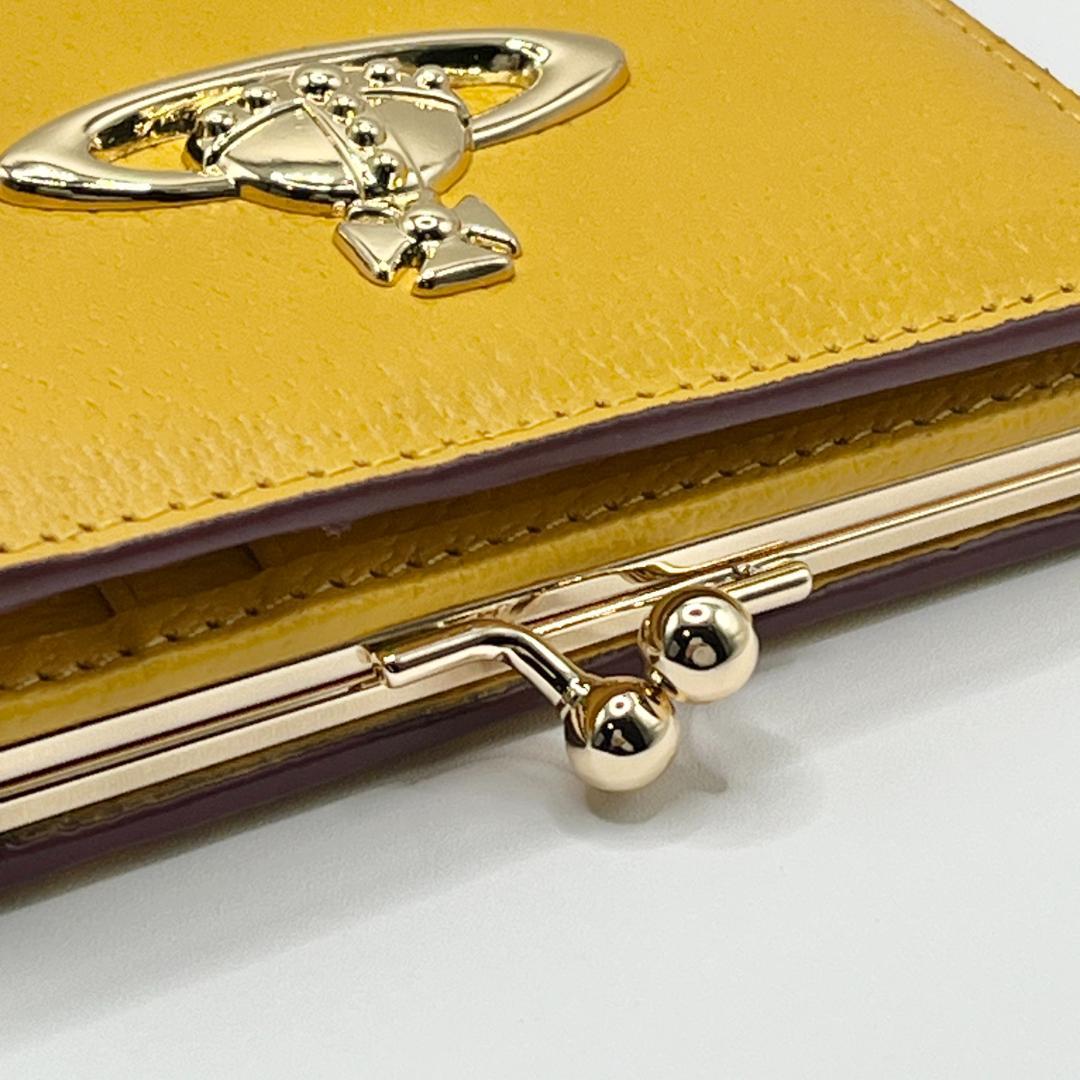 Vivienne Westwood 新品 折財布 黄色 イエロー 定番 がま口