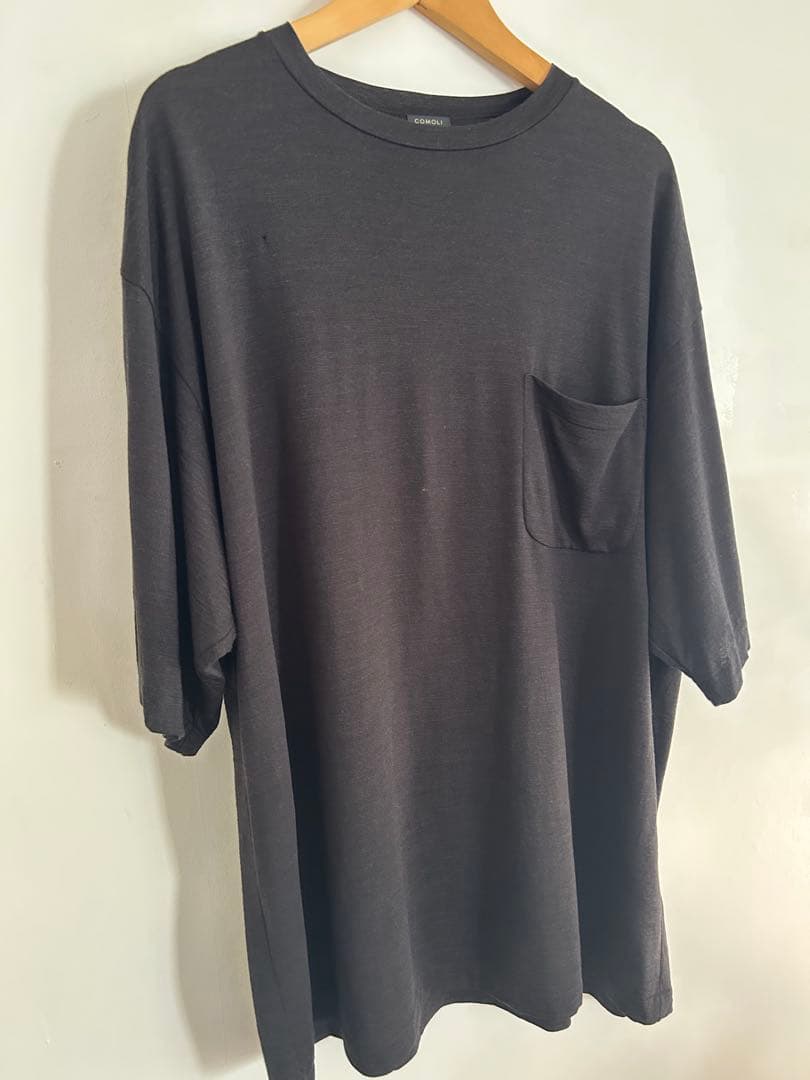 コモリ　ウール天竺Tシャツ　COMOLI サイズ4
