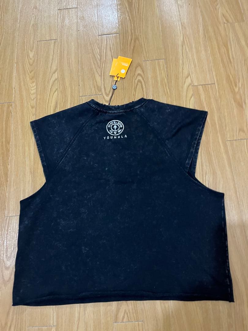 希少YOUNG LA×Golds Gym Vintage Cut Offs　L