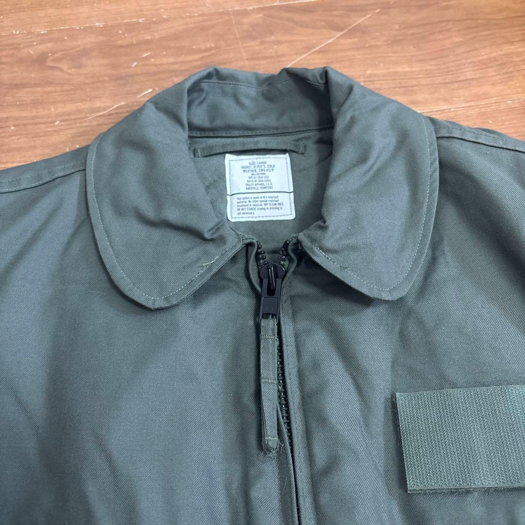 極美品　新型　米軍実物　フライトジャケット　CWU45P LARGEノボロイド