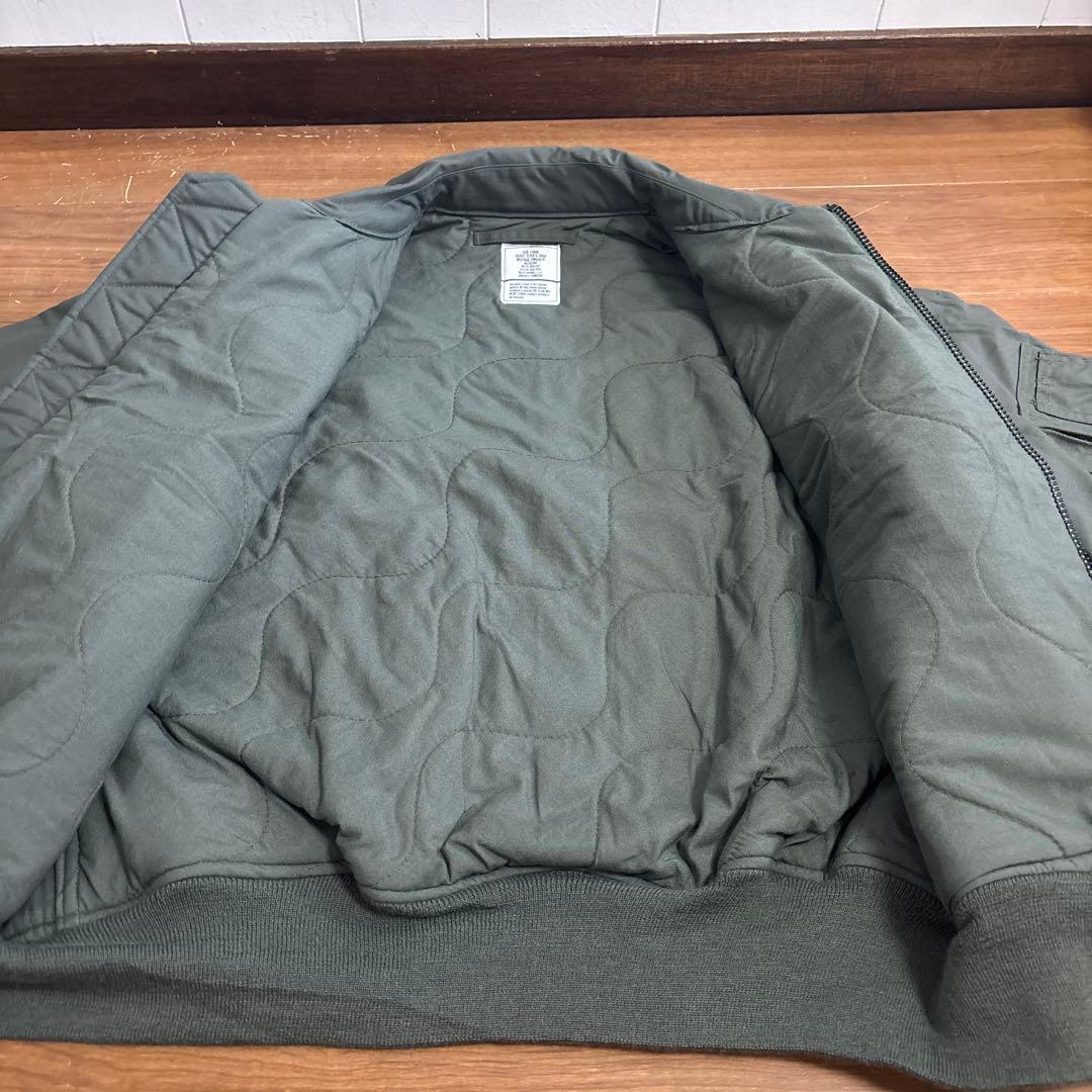 極美品　新型　米軍実物　フライトジャケット　CWU45P LARGEノボロイド