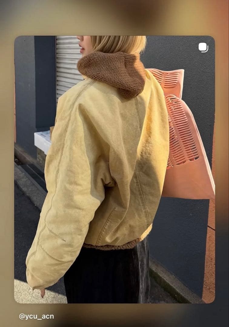 LIFEMANIA Baked PAN Jacket（B.Brown） S