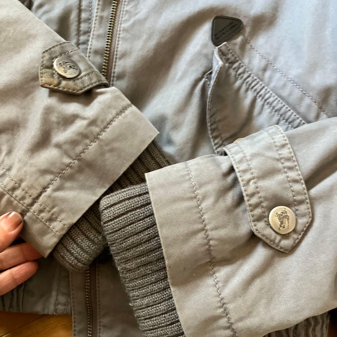 Burberry Blue Label グレー モッズコート