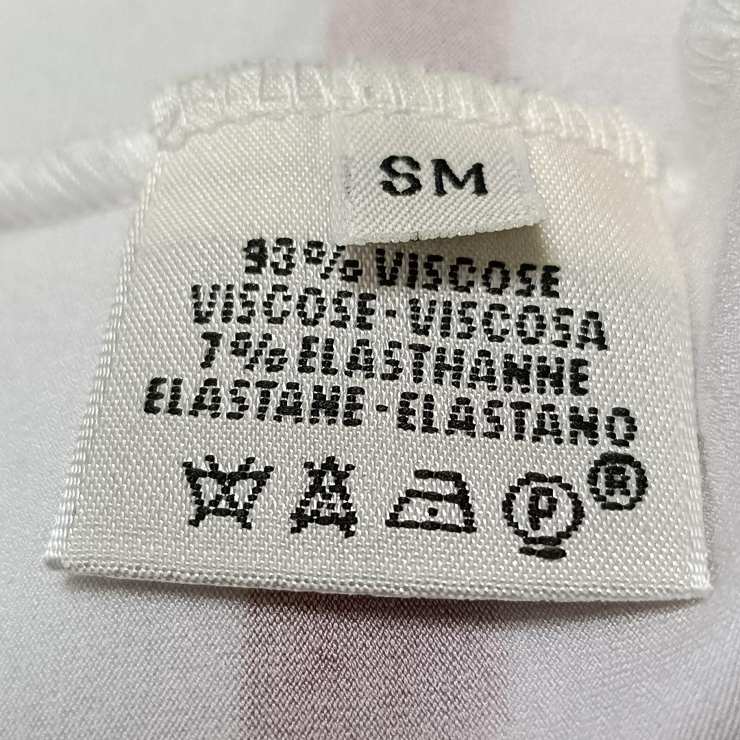 【a1393】HERMES エルメス 美品 半袖 Tシャツ ボーダー M