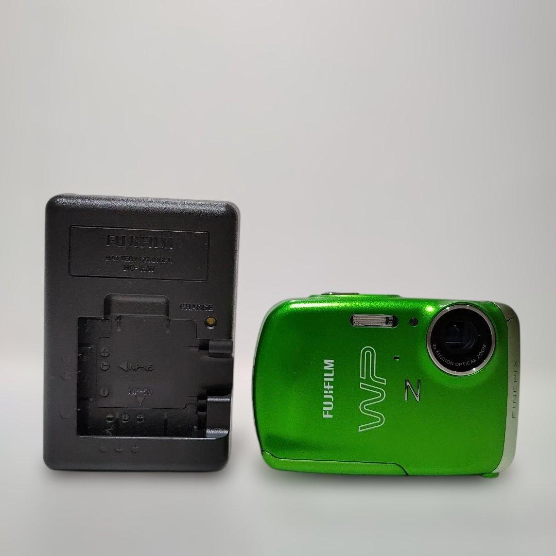 フジフイルムFUJIFILM FinePixZ33 WP グリーン 防水デジカメ