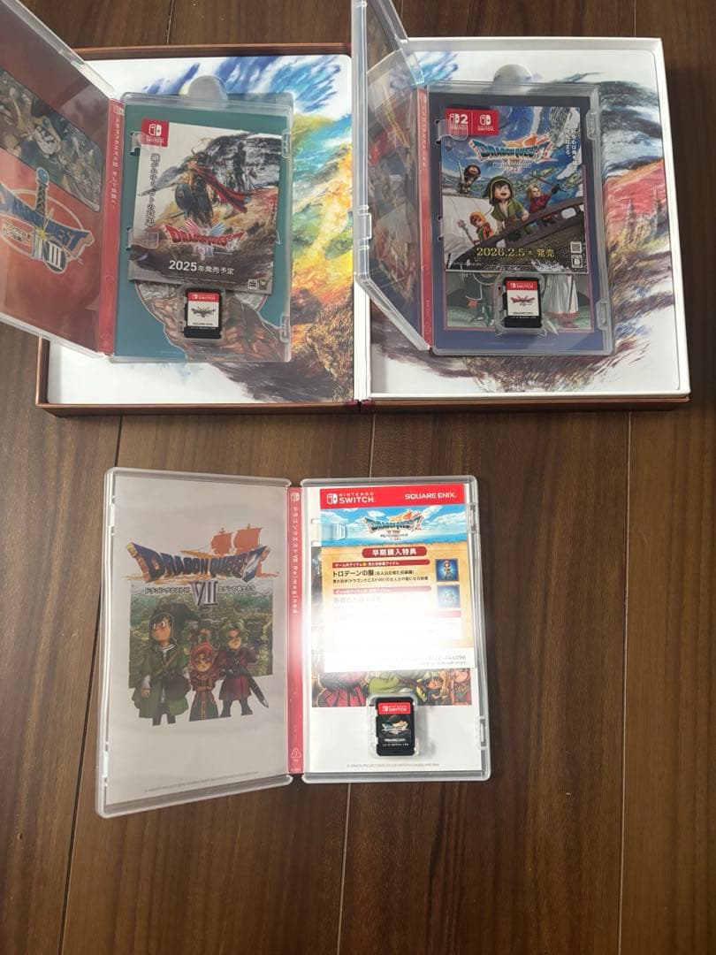 掃*先様 Switch ドラゴンクエスト7 ・I &II・III セット　ブック