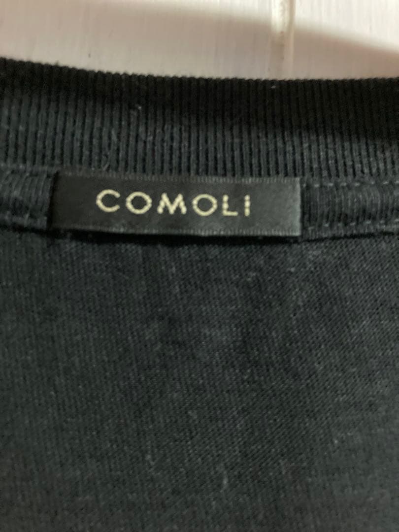 COMOLI 24SSコットンジャージノースリーブTシャツ