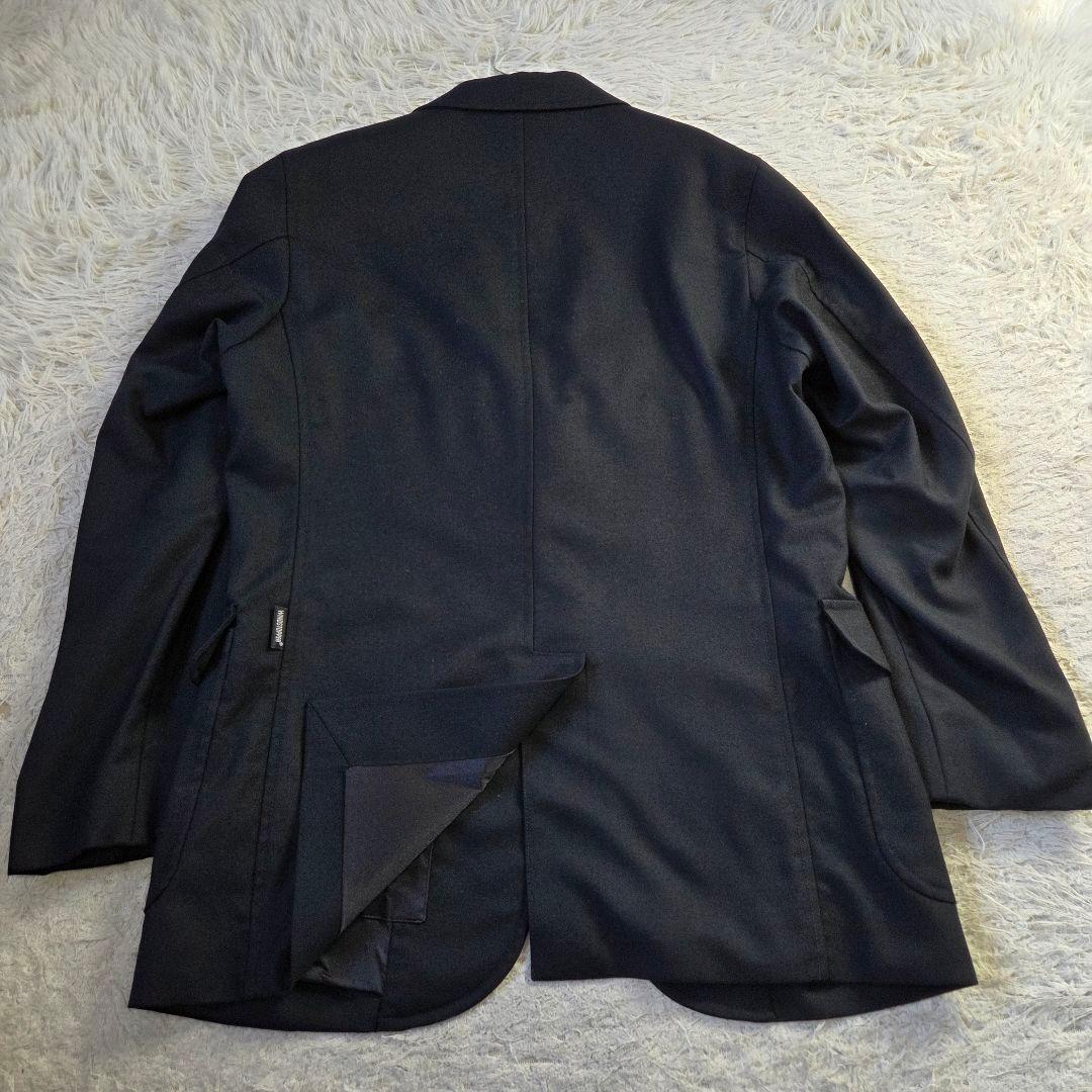 美品 BEAMS+ 金ボタン 紺ブレ WIND STOPPER サイズM 濃紺