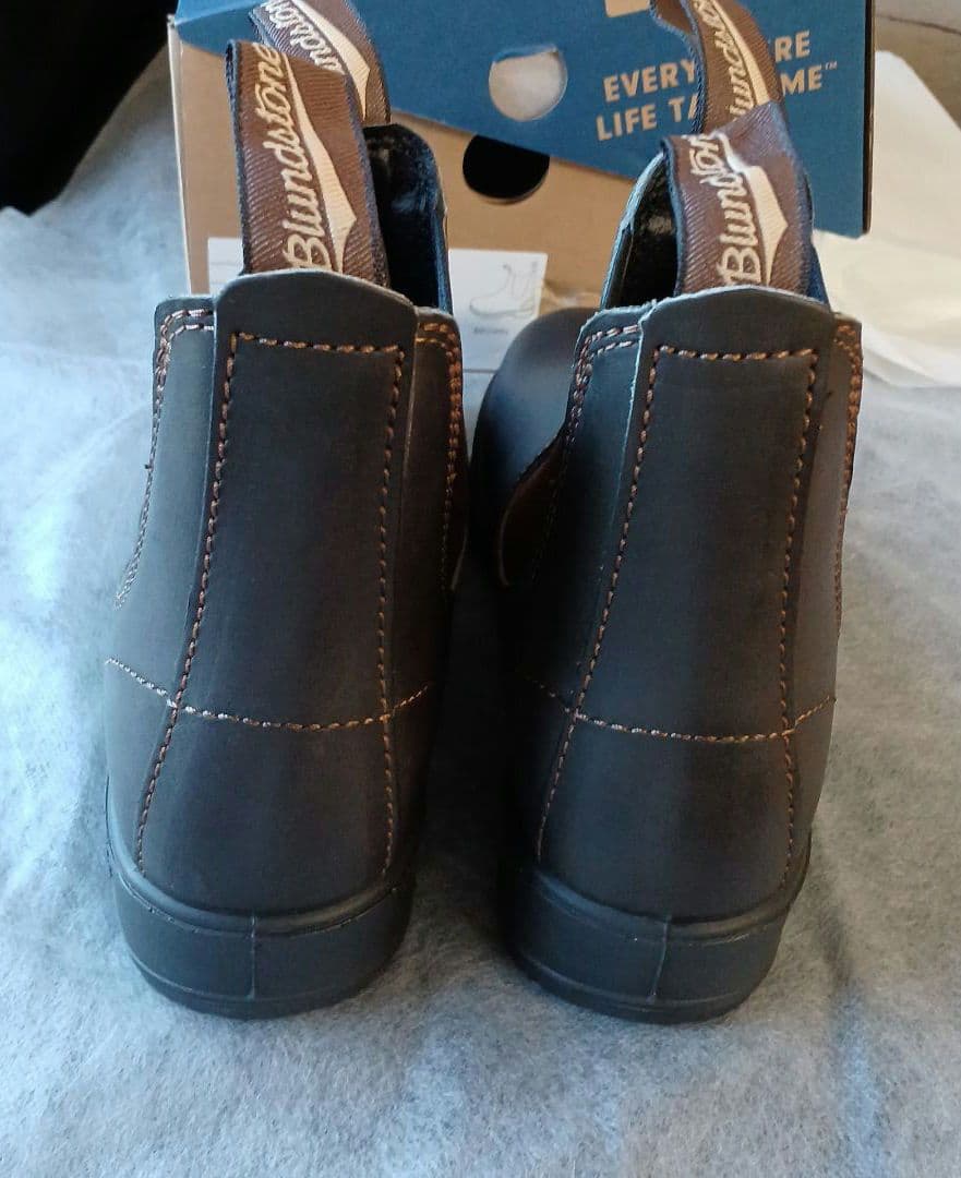 ブランドストーンBlundstoneUK3.5本革レザーサイドゴアブーツ☆未使用