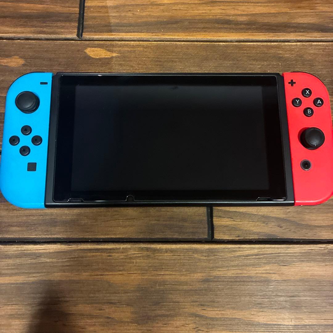 Nintendo Switch 本体　256G SDカード　純正保護ケース付き