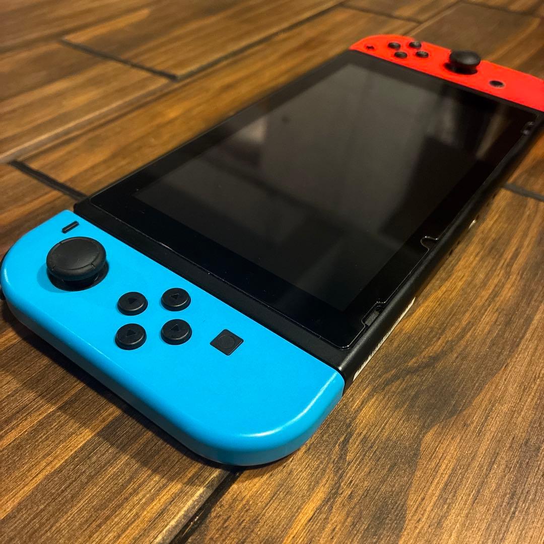 Nintendo Switch 本体　256G SDカード　純正保護ケース付き