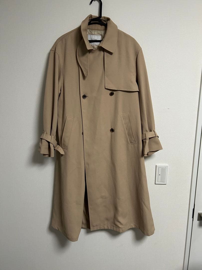 SLOBE IENA コットンライクウォッシャブルトレンチコート