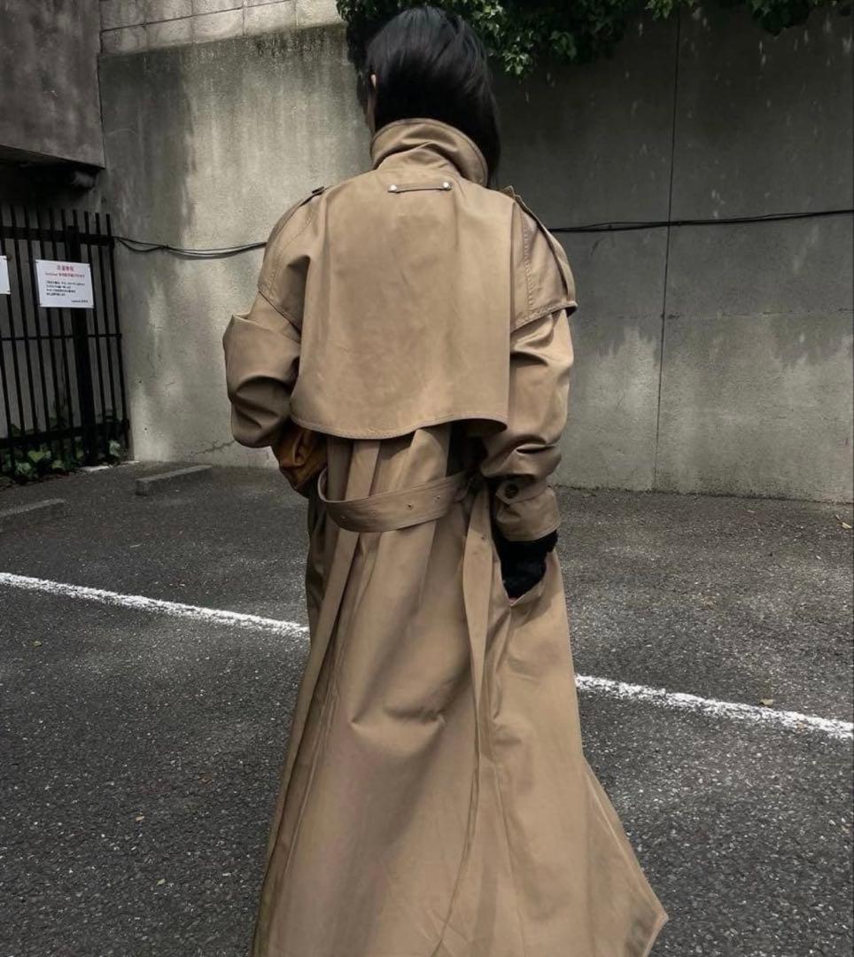 Ameri 3WAY LAYERED TRENCH COAT ベージュ