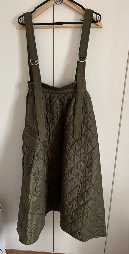 メゾンスペシャル2way Multi Quilted Skirt オリーブ色