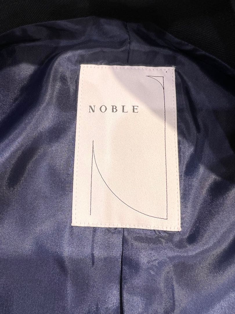 Nobleダブルブレストジャケット　ネイビー　36サイズ